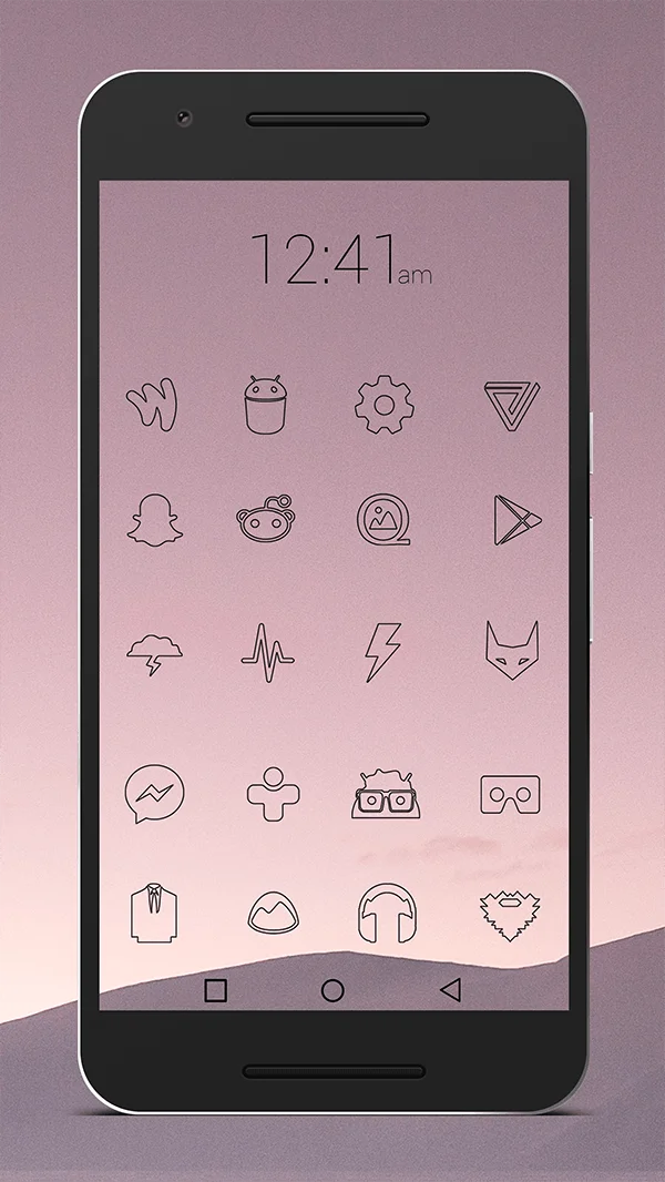 Lines Dark Added to the play store