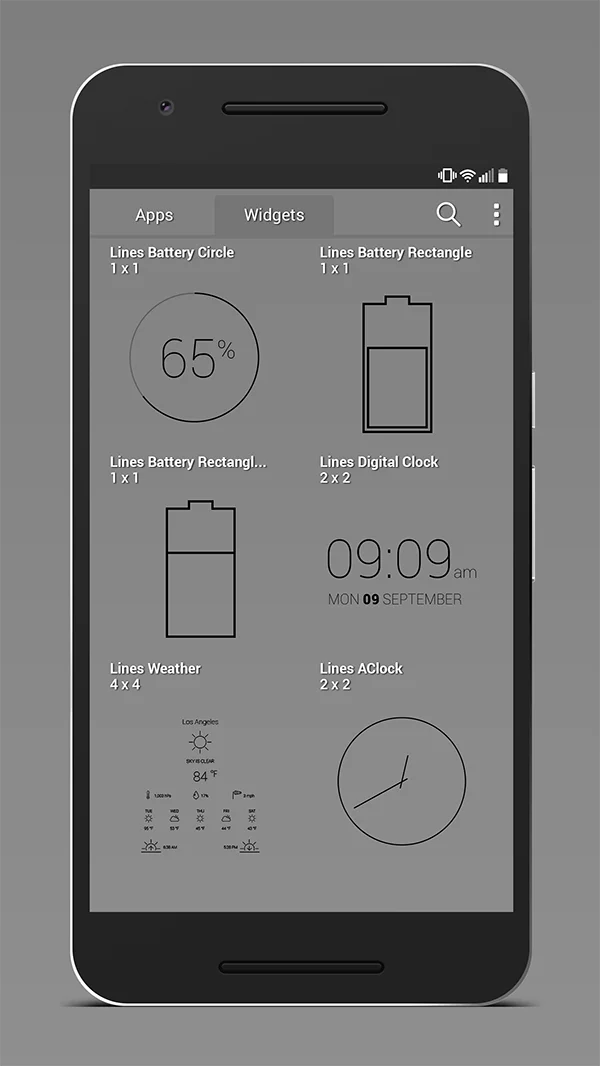 Lines Dark Added to the play store