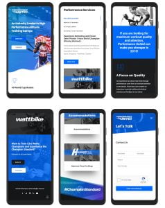 Performance United Website Design - Mobile