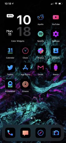 Chroma - iOS Icon Pack for iPhone photo review