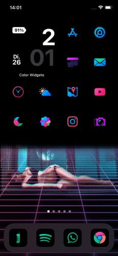 Chroma - iOS Icon Pack for iPhone photo review