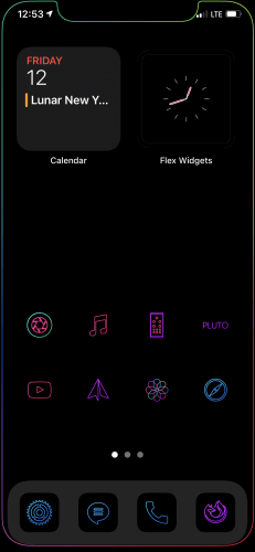 Lines Chroma - iOS 14 Icons for iPhone photo review