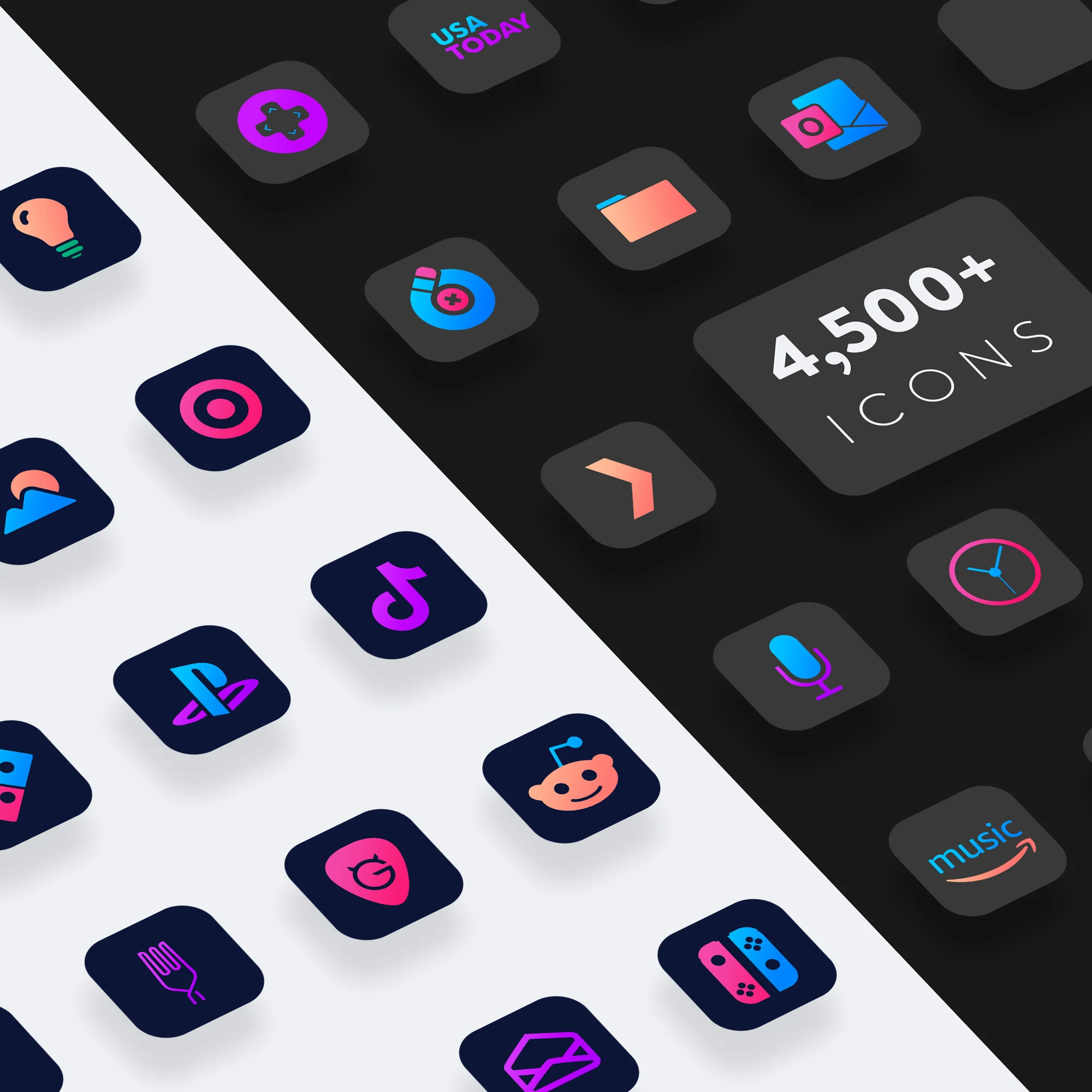 chroma dark and light ios icons