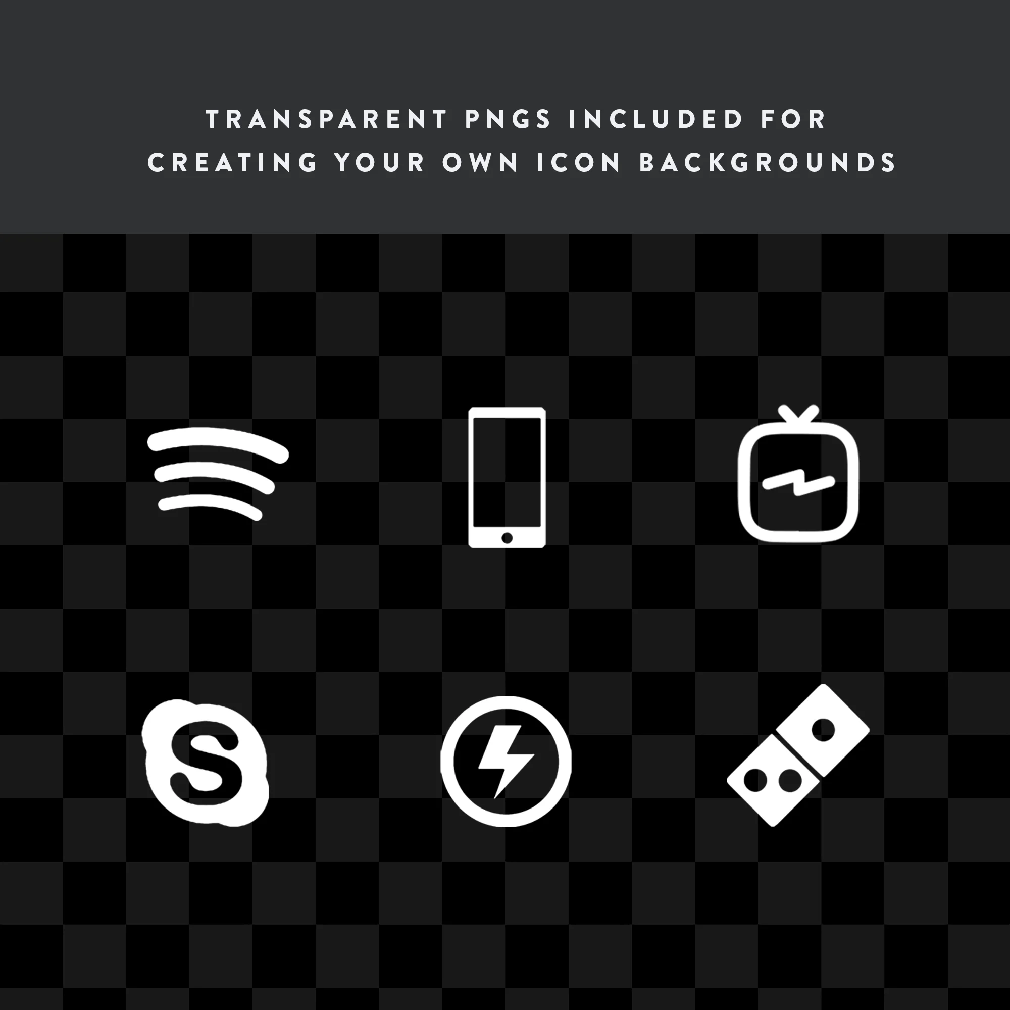 flight transparent icons