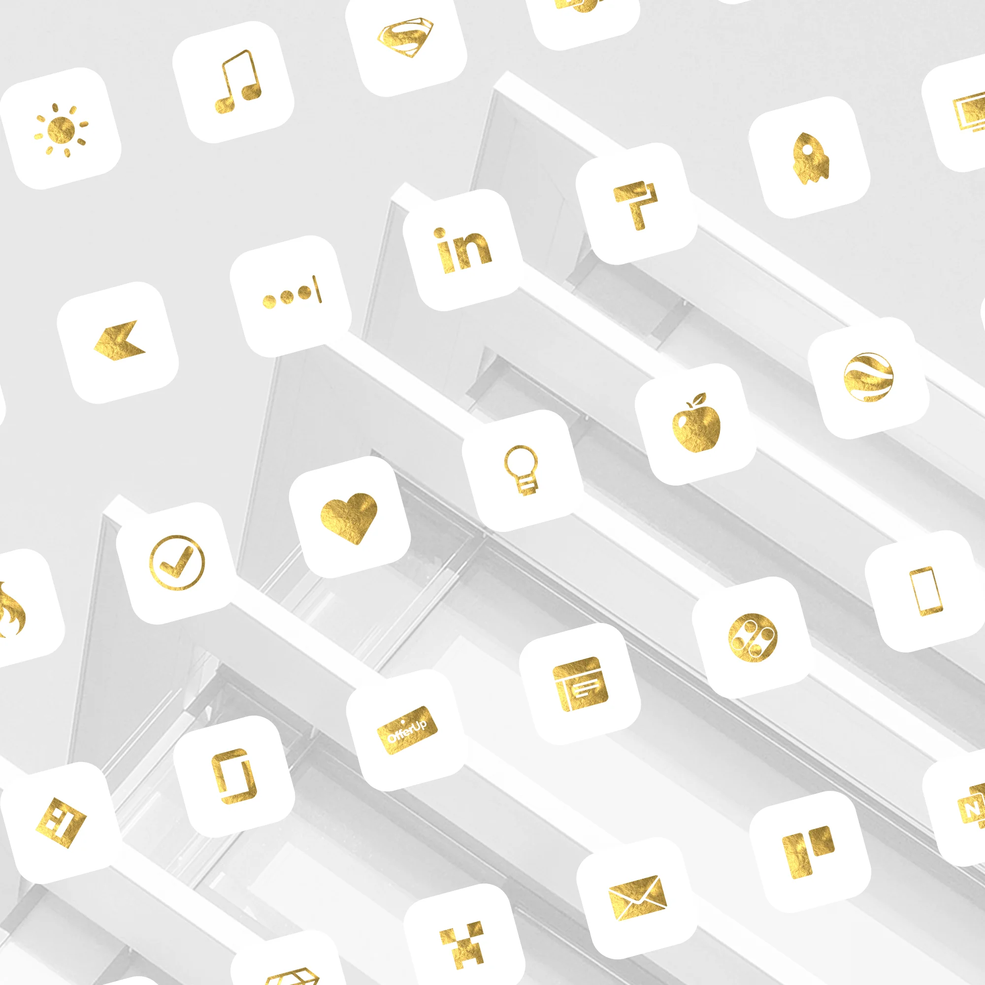 gold leaf ios icons