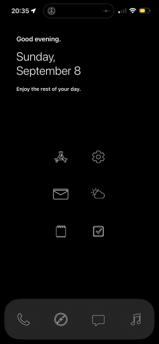 Lines - Minimalist Icons for iPhone iOS macOS & Windows photo review