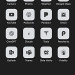 Flight - Minimalist White Icons for iPhone iOS macOS & Windows