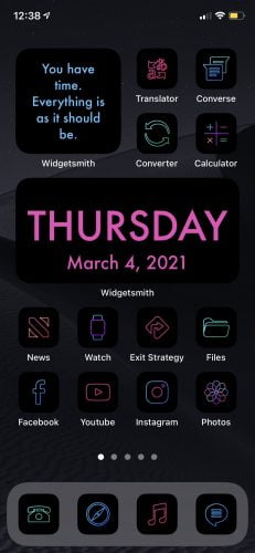 Lines Chroma - iOS 14 Icons for iPhone photo review