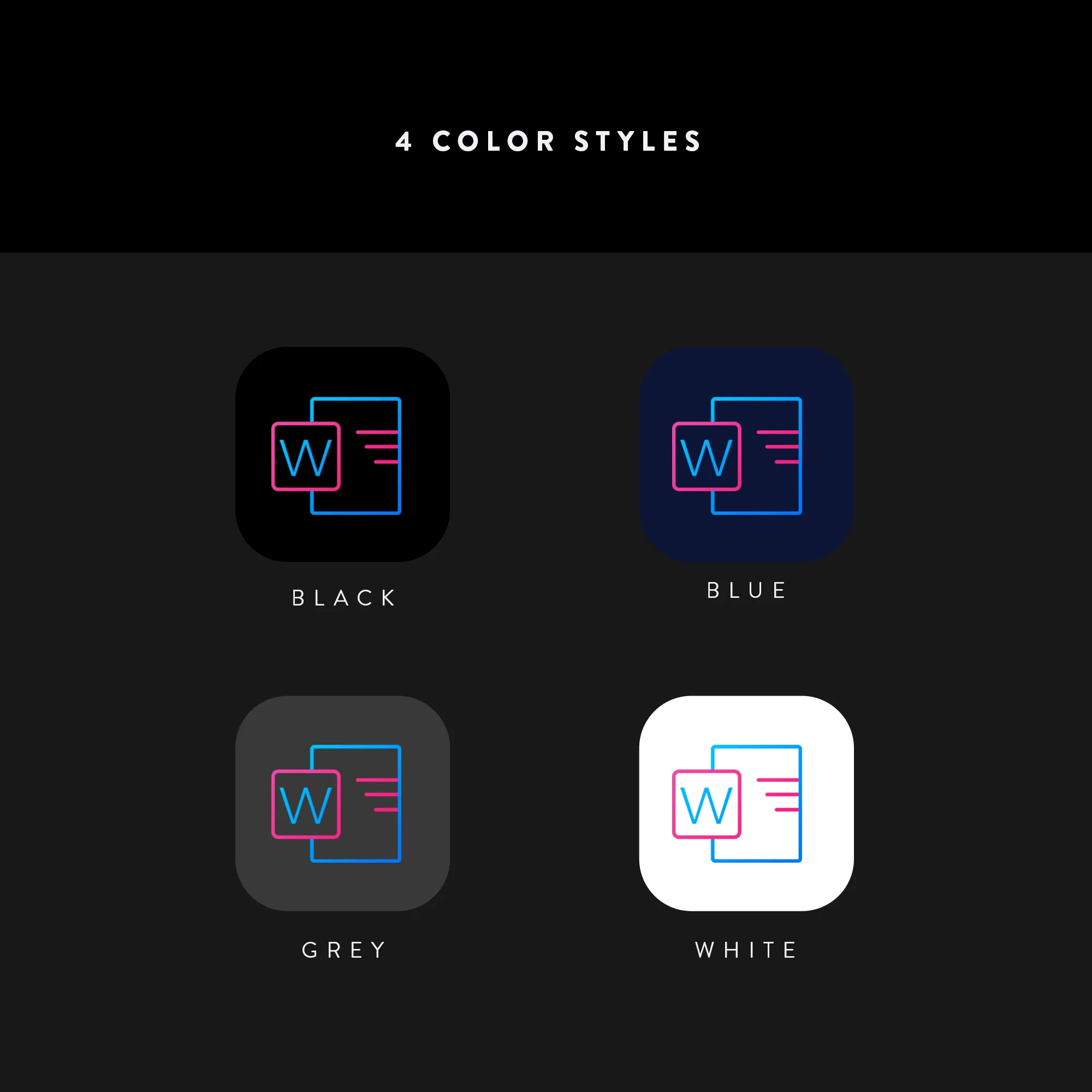 lines chroma icon color styles