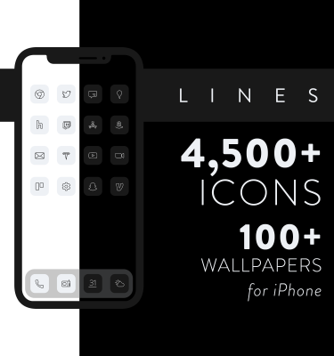 lines ios icons product image