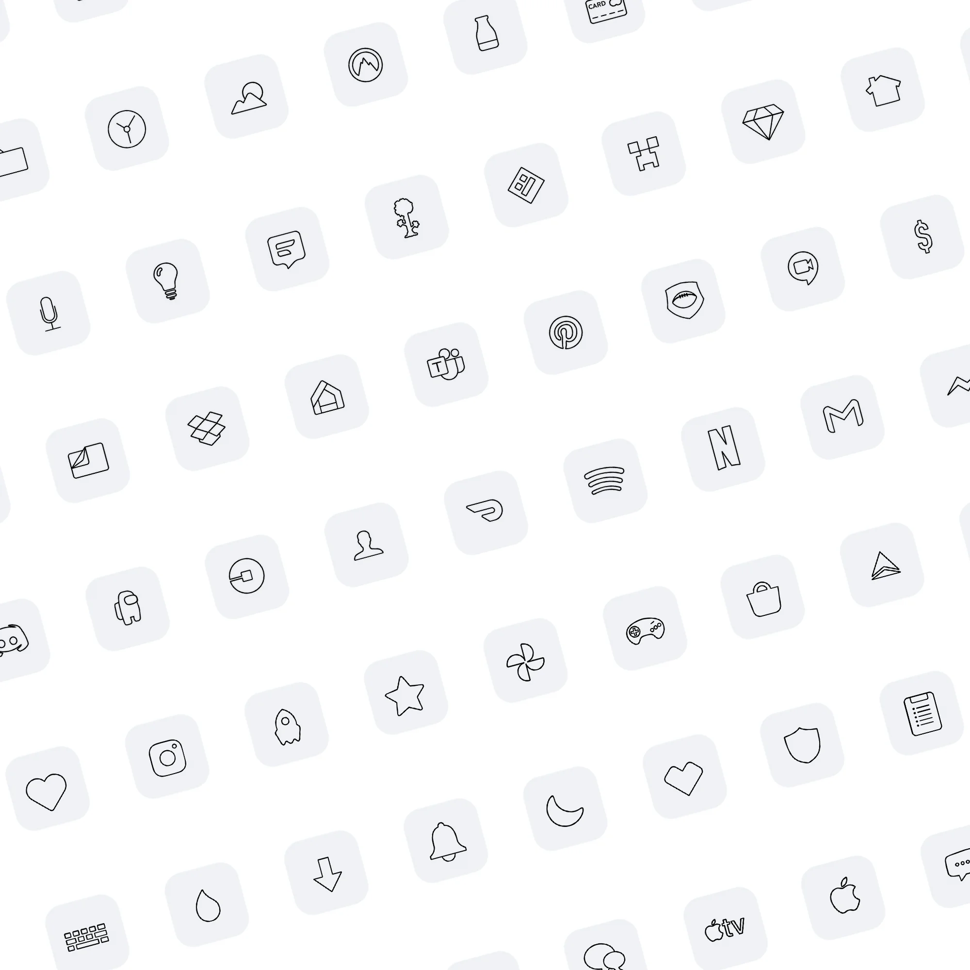 Lines iOS Icons