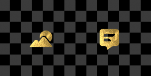 gold leaf ios transparent icons