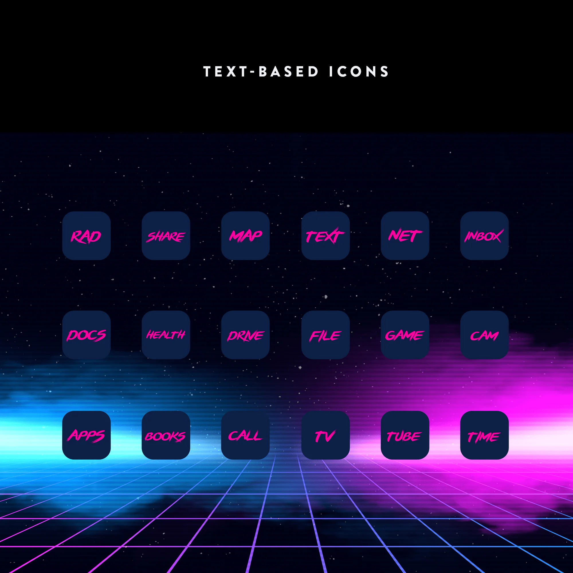 Rad Pack - 80's iPhone & Windows Icons