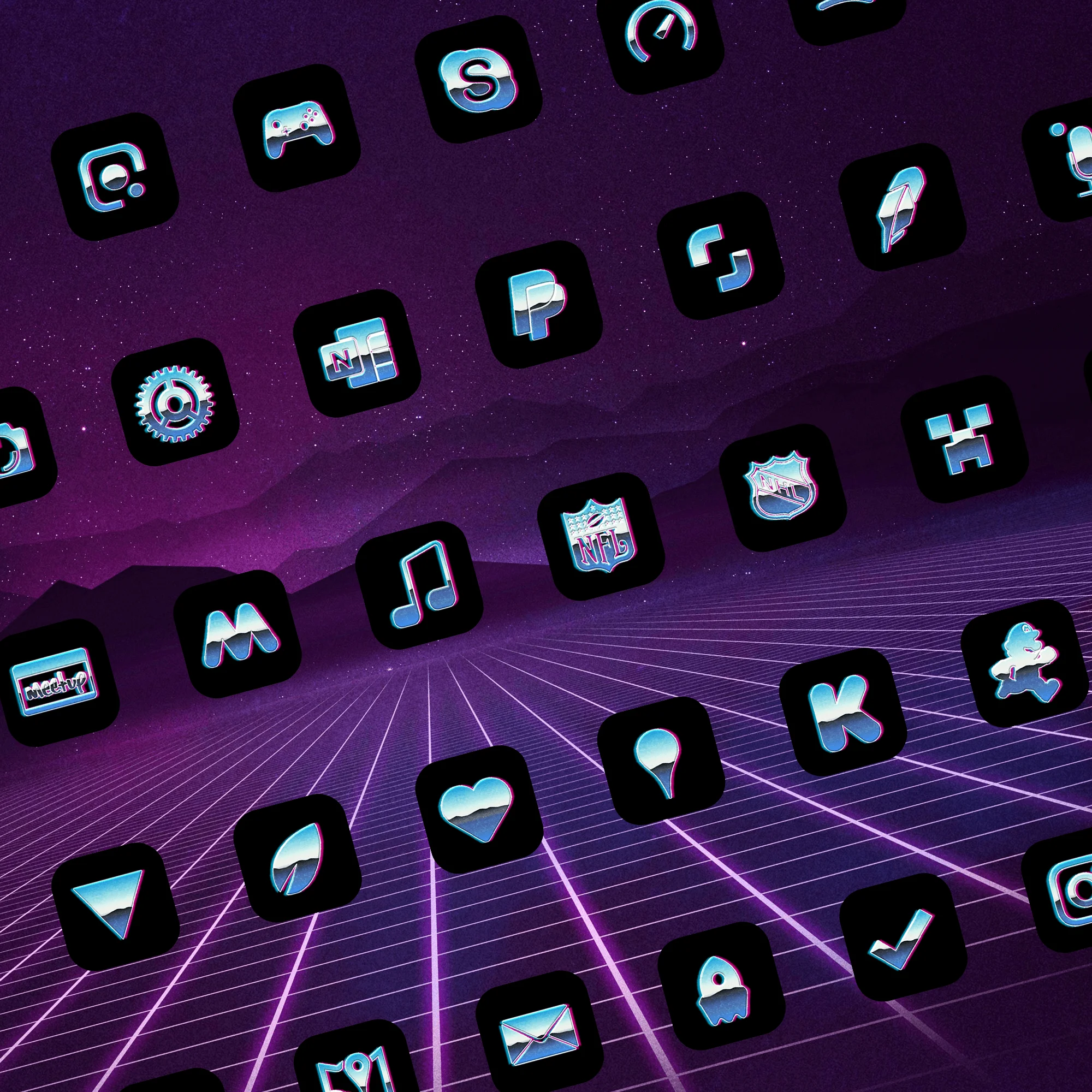 Rad Pack - 80's iPhone & Windows Icons