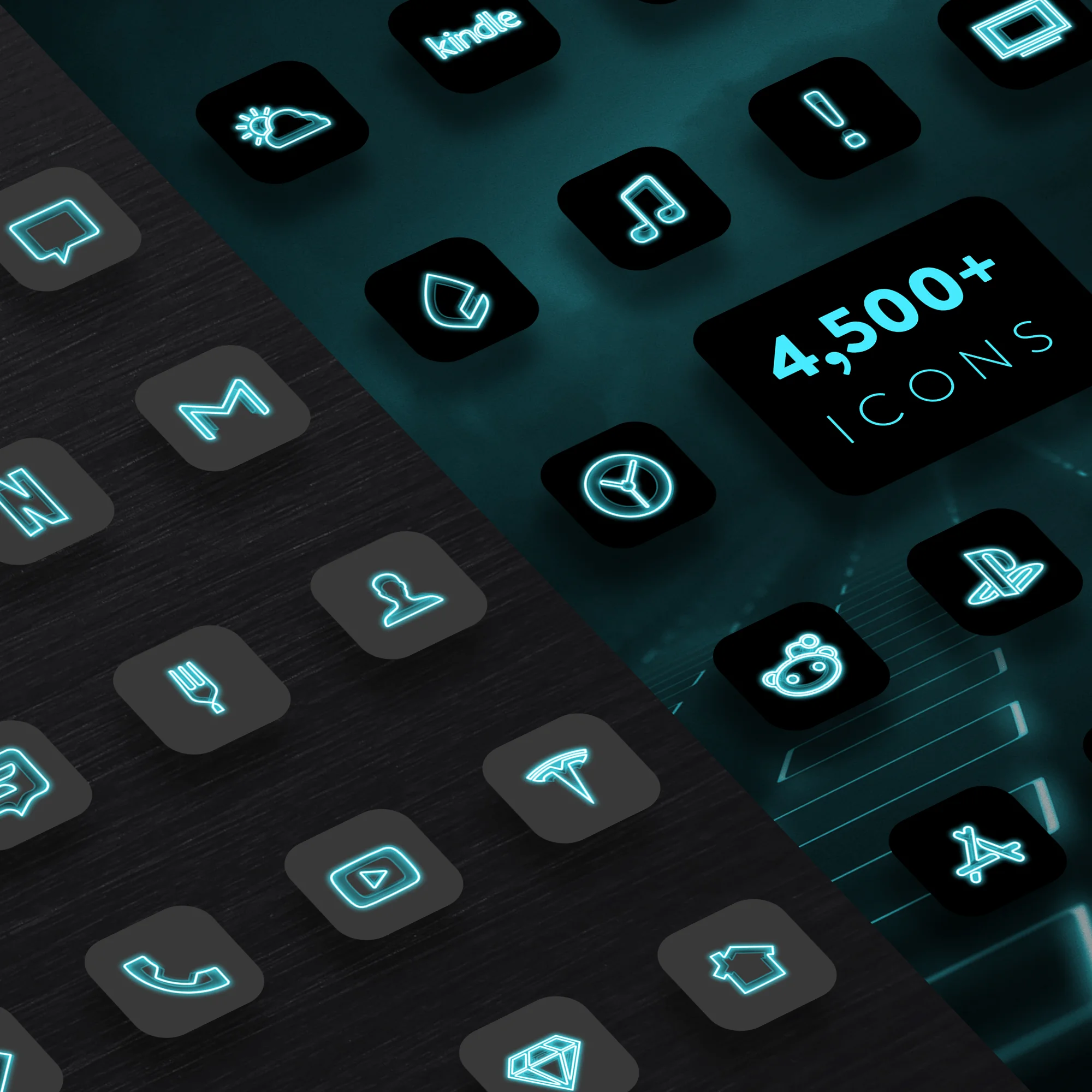 the grid iOS Icon Pack