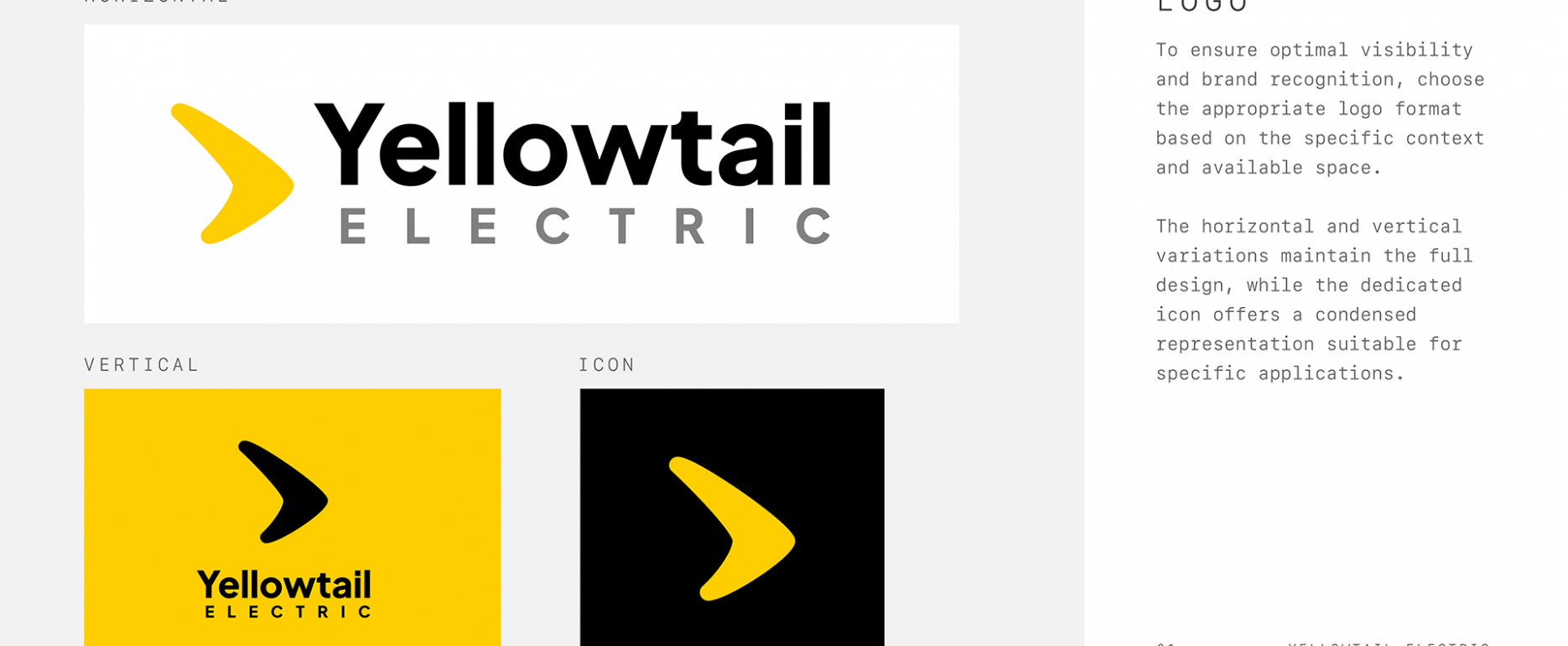Branding Style Guide - Yellowtail Electric - Logo