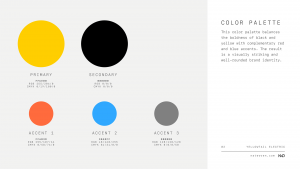 Branding Style Guide - Yellowtail Electric - Color Palette