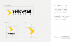Branding Style Guide - Yellowtail Electric - Clear Space