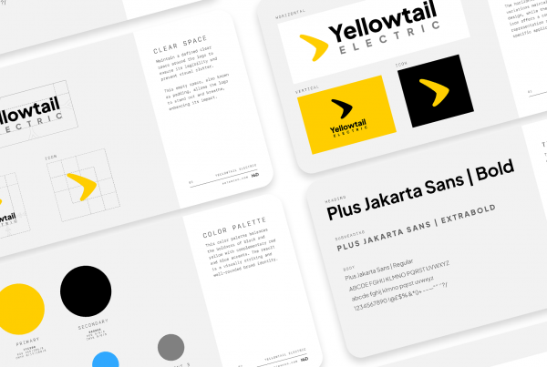 branding guide design - Yellowtail Electric