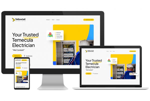 yellowtail website design