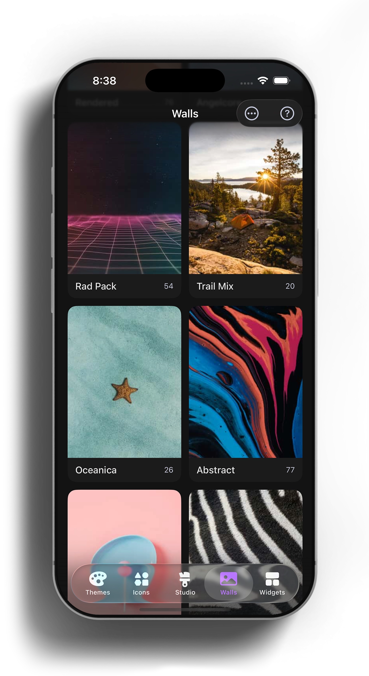Theme Studio - wallpaper theme picker options for iOS iPhone and iPad setups